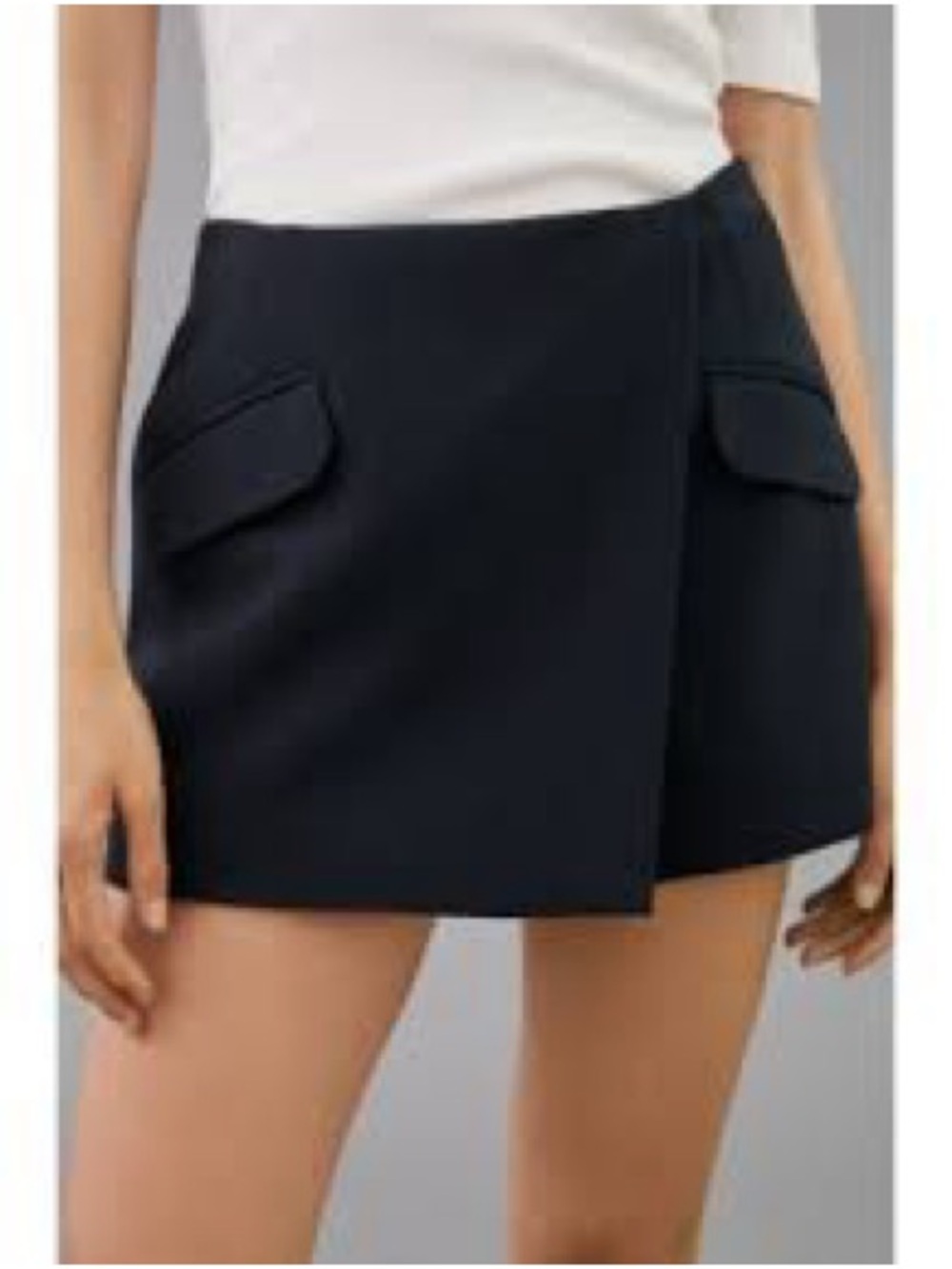 Women’s Black Cargo Skort Shorts